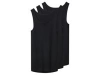 esmara Men Set van 3 heren hemden (Zwart, L)