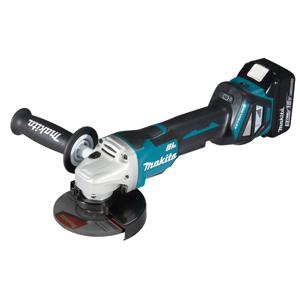 Makita DGA515RTJ Haakse accuslijper 125 mm Incl. 2 accus, Incl. lader 18 V 5 Ah