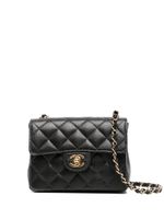 CHANEL Pre-Owned mini sac porté épaule à matelassage losanges (2003) - Noir