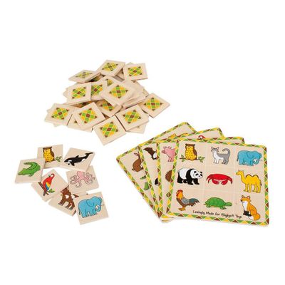 Bigjigs houten dieren lotto