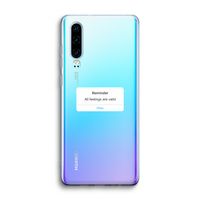 Reminder: Huawei P30 Transparant Hoesje