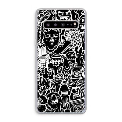 Vexx Black Mixtape: Samsung Galaxy S10 5G Transparant Hoesje