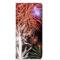 OPPO A58 4G Hippe Standcase Vuurwerk - thumbnail