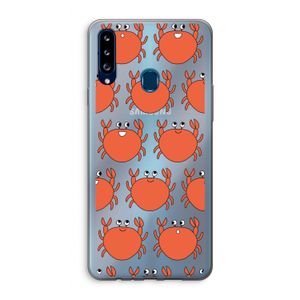 Krab: Samsung Galaxy A20s Transparant Hoesje
