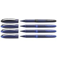 Schneider Schreibgeräte Rollerballpen One Business 06 0.6 mm Zwart, Blauw 183084 4 stuk(s)