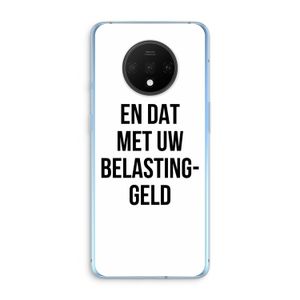 Belastinggeld: OnePlus 7T Transparant Hoesje