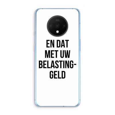 Belastinggeld: OnePlus 7T Transparant Hoesje