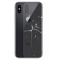 Voor iPhone X 0.3 mm 9 H oppervlaktehardheid 2.5D transparant getemperd glas Back Screen Protector