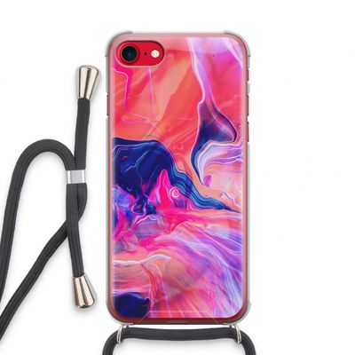 Earth And Ocean: iPhone SE 2020 Transparant Hoesje met koord