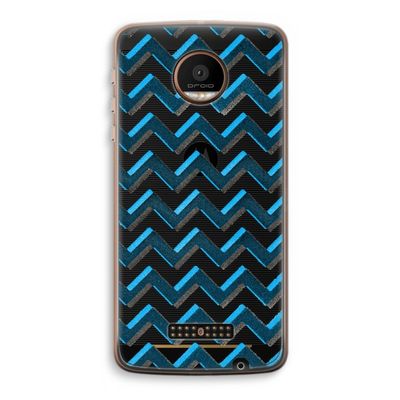 Onderbroken lijn: Motorola Moto Z Force Transparant Hoesje