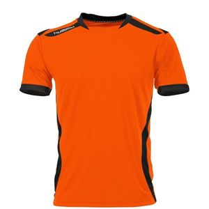 Hummel 110106 Club Shirt Korte Mouw - Orange-Black - M