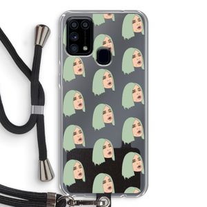 King Kylie: Samsung Galaxy M31 Transparant Hoesje met koord