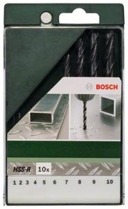 Bosch Accessories 2609255030 HSS Metaal-spiraalboorset 10-delig Rollenwals DIN 338 Cilinderschacht 1 set(s)