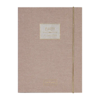 Pimpelmees Baby's 1st Jaar Boek Mono Luxe Warm Nude