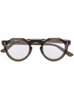 Lesca lunettes de vue à monture ronde - Gris