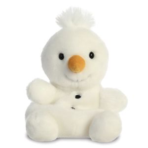 Palm Pals Sneeuwpop knuffeltje - 13 cm