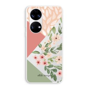 Sweet heaven geometrics: Huawei P50 Transparant Hoesje
