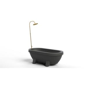 Gardentub buitendouche - tuinslangaansluiting - 165cm - geborsteld goud 216615