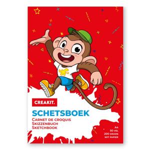 Schetsboek A4 papier - 50 vellen - Tekenboeken A4 papier - groot formaat - Tekeningen maken