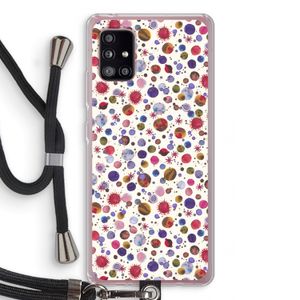 Planets Space: Samsung Galaxy A51 5G Transparant Hoesje met koord