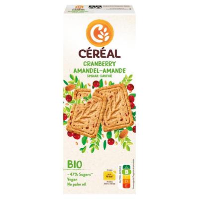 Cereal cranberry amandelen cake&koek