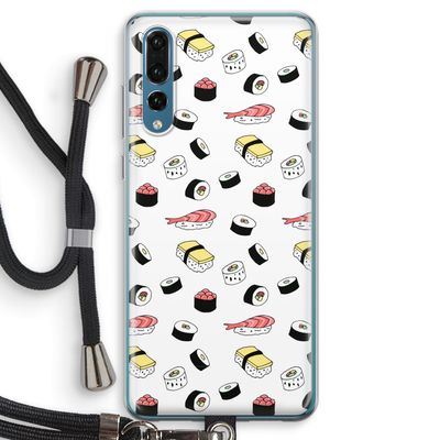 Sushi time: Huawei P20 Pro Transparant Hoesje met koord