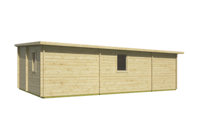 Blokhut - Tuinhuis Las Palmas | 44 mm | honinggeel geïmpregneerd