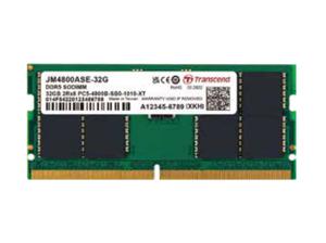 Transcend JM4800ASE-16G Werkgeheugenmodule voor laptop DDR5 16 GB 1 x 16 GB ECC 4800 MHz 262-pins SO-DIMM CL40 JM4800ASE-16G