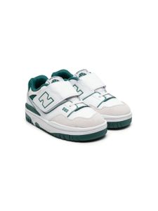 New Balance Kids baskets 550 à fermeture scratch - Blanc