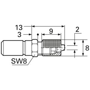 Kendrion 50065 Insteekgedeelte 12 bar (max) 1 stuk(s)