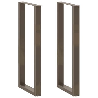Bartafelpoten 2 st U-vormig 40x(110-111) cm staal naturel