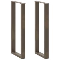 Bartafelpoten 2 st U-vormig 40x(110-111) cm staal naturel Bartafelpoten 2 st U-vormig 40x(110-111) cm staal naturel