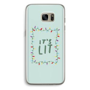 It's Lit: Samsung Galaxy S7 Edge Transparant Hoesje