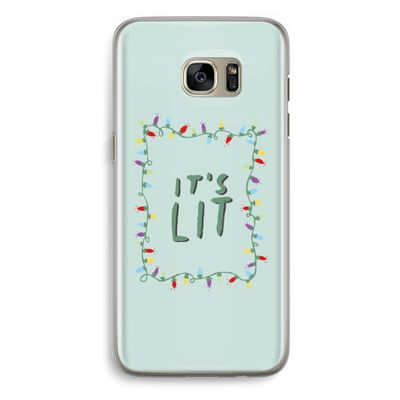 It's Lit: Samsung Galaxy S7 Edge Transparant Hoesje