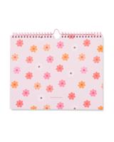 HEMA Bureauplanner A4 Bloem HEMA Bureauplanner A4 Bloem
