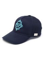 Philipp Plein casquette à logo brodé - Bleu