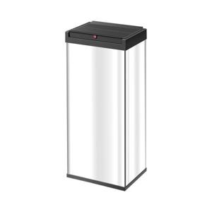 Hailo Bix-Box Swing XL 8602210 Afvalbak 52 l Plaatstaal (b x h x d) 339 x 763 x 260 mm Zilver, Zwart Met zelfsluitende zwenkdeksel 1 stuk(s)