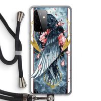 Golden Raven: Samsung Galaxy A72 5G Transparant Hoesje met koord