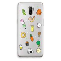 Happy bento friends: OnePlus 6 Transparant Hoesje