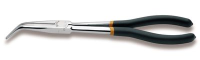 Beta Extra lange buigtang, met lange halfronde bekken, 45° gebogen en PVC handgreep 1009L/B - 010090009