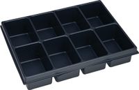 L-BOXX Verdeler voor kleine delen | B349xD265xH63 m polystyreen | met 8 bakken | zwart | 1 stuk - 1000010132 1000010132 - thumbnail