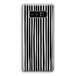 Stripes: Samsung Galaxy Note 8 Transparant Hoesje