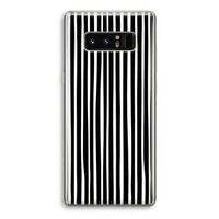 Stripes: Samsung Galaxy Note 8 Transparant Hoesje