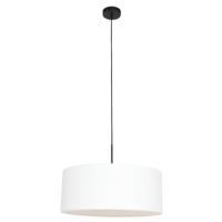 Steinhauer Hanglamp Sparkled light 8154 zwart witte kap