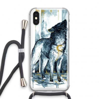 Bleeding Soul: iPhone XS Transparant Hoesje met koord