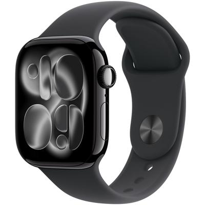 Apple Watch Series 11 GPS + Cellular 42mm met Sport Band - S/M Smartwatch Zwart