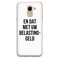 Belastinggeld: Samsung Galaxy J6 (2018) Transparant Hoesje