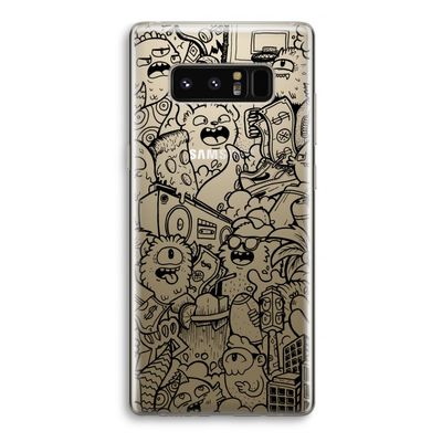 Vexx Black City : Samsung Galaxy Note 8 Transparant Hoesje