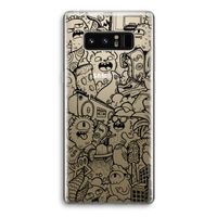 Vexx Black City : Samsung Galaxy Note 8 Transparant Hoesje