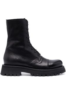 Moma bottines Tronchetto en cuir - Noir